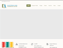 Tablet Screenshot of environmental-auditors.com.au
